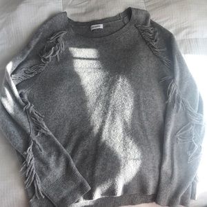 Calvin Klein Fringe Sweater L